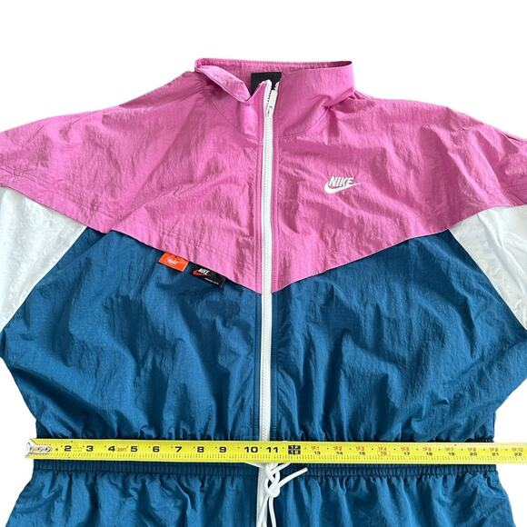 Nike Sportswear Icon Clash Track Jacket Windbreaker Pink Blue Women’s Size Large - Picture 11 of 16